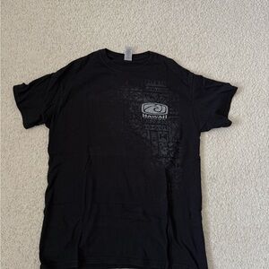 Gildan Hawaii Black Graphic Men's Tee